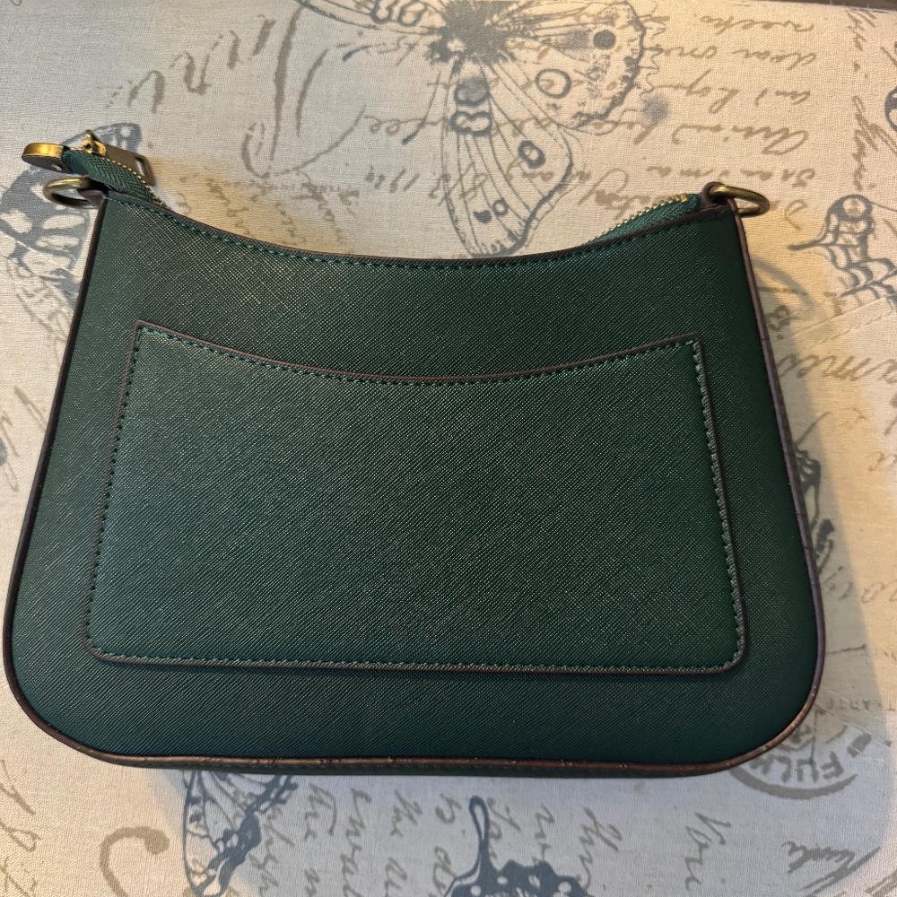 Women's Fashion Shoulder & Handbag Green Detachable Straps Purse Pockets Zipper